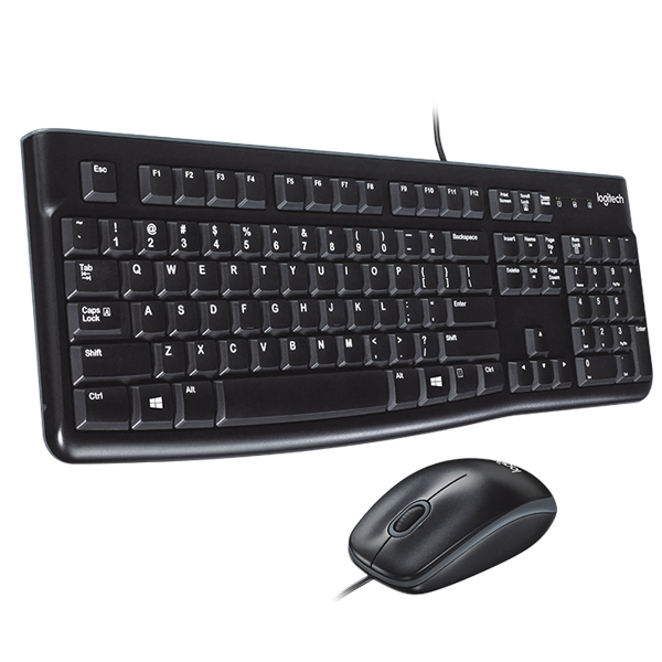 LOGITECH MK120 Σετ Eνσύρματο Πληκτρολόγιο και Ποντίκι