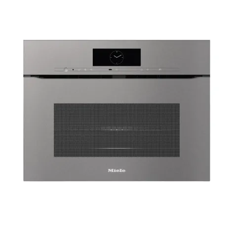 MIELE H 7840 BMX Εντοιχιζόμενος Φούρνος με Λειτουργία Μικροκυμάτων 45 cm, Γκρίζο Γραφίτης