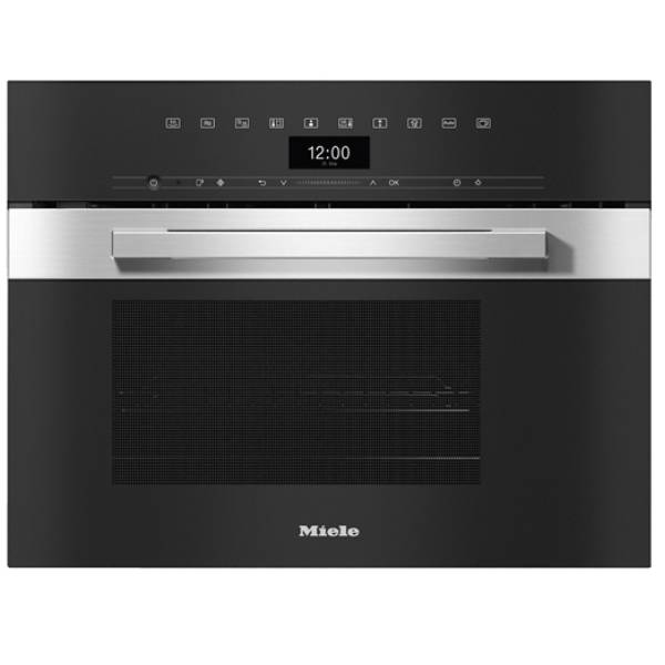 MIELE DGM7440 EDST Εντοιχιζόμενος Φούρνος Ατμού με Mικροκύματα, Μαύρο, 40 λίτρων