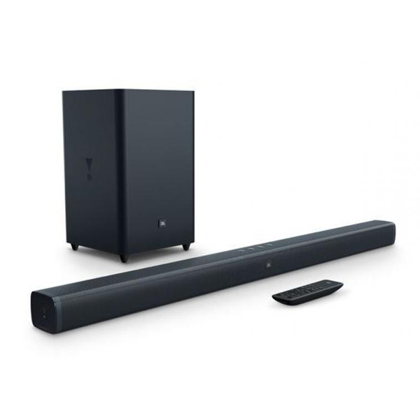 JBL BAR21DBBLKEP Μπάρα Ηχείων Bar 2.1Bluetooth και Ασύρματο Υπογούφερ, Μαύρο
