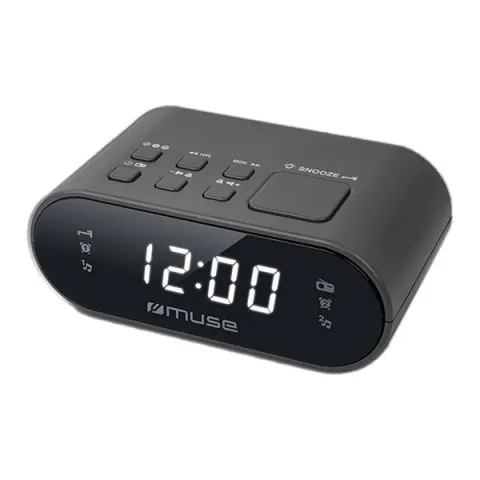 MUSE M-10 CR Ραδιοξυπνητήρι, Μαύρο