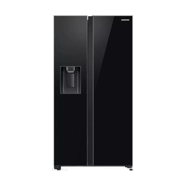 SAMSUNG RS65R54422C/EO Ψυγείο Ντουλάπα, Με Απευθείας Σύνδεση Νερού, Μαύρο