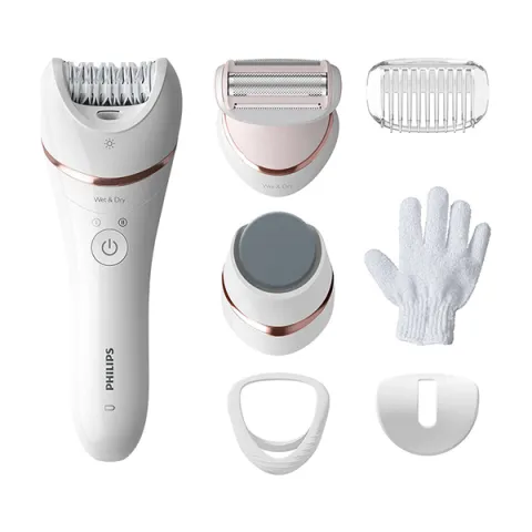 PHILIPS BRE730/10 Αποτριχωτική Mηχανή, Άσπρο