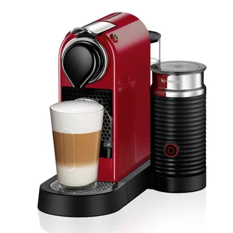 NESPRESSO Citiz and Milk Καφετιέρα με Καψούλα, Κόκκινο