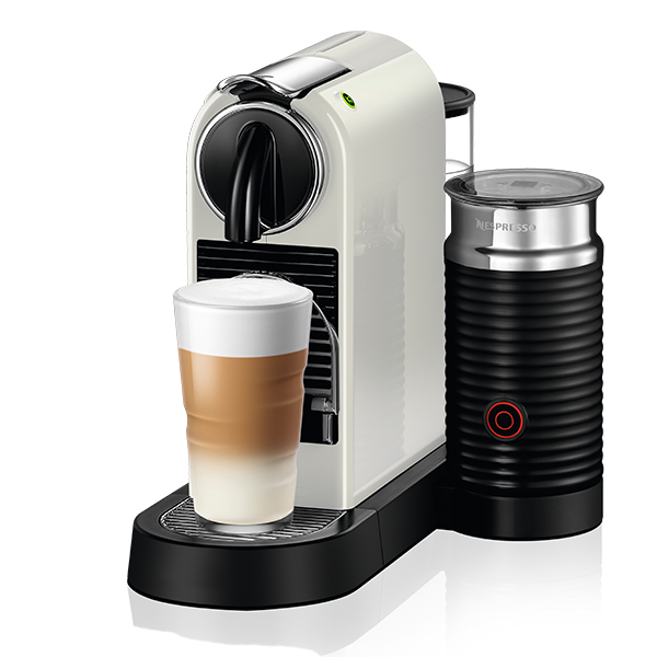 NESPRESSO Citiz and Milk Καφετιέρα με Καψούλα, Άσπρο