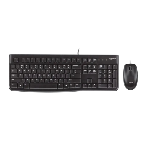 LOGITECH MK120 US INT Σετ Ενσύρματο Πληκτρολόγιο και Ποντίκι