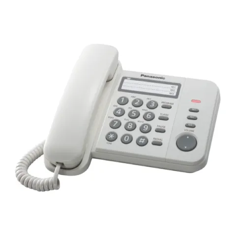 PANASONIC KX-TS520EX2W One Touch Σταθερό Τηλέφωνο, Άσπρο