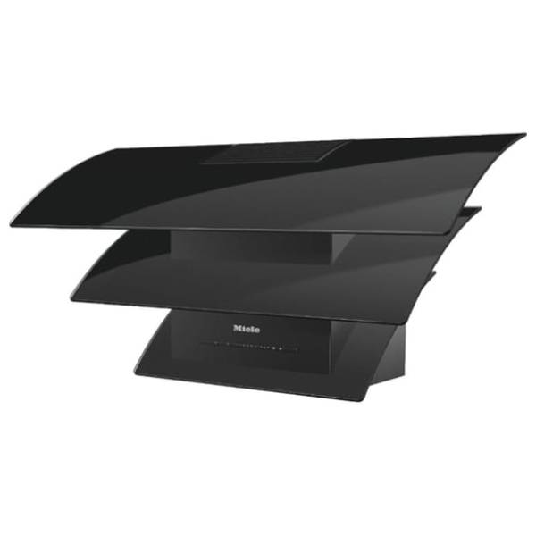 MIELE DA 7198 W Tripple Επιτοίχιος Απορροφητήρας Καμινάδα 88 cm, Μαύρο