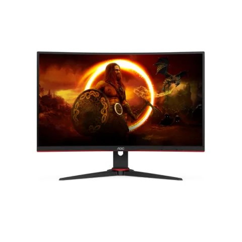 AOC C24G2AE/BK Κυρτή Gaming Οθόνη Ηλεκτρονικού Υπολογιστή, 23.6″