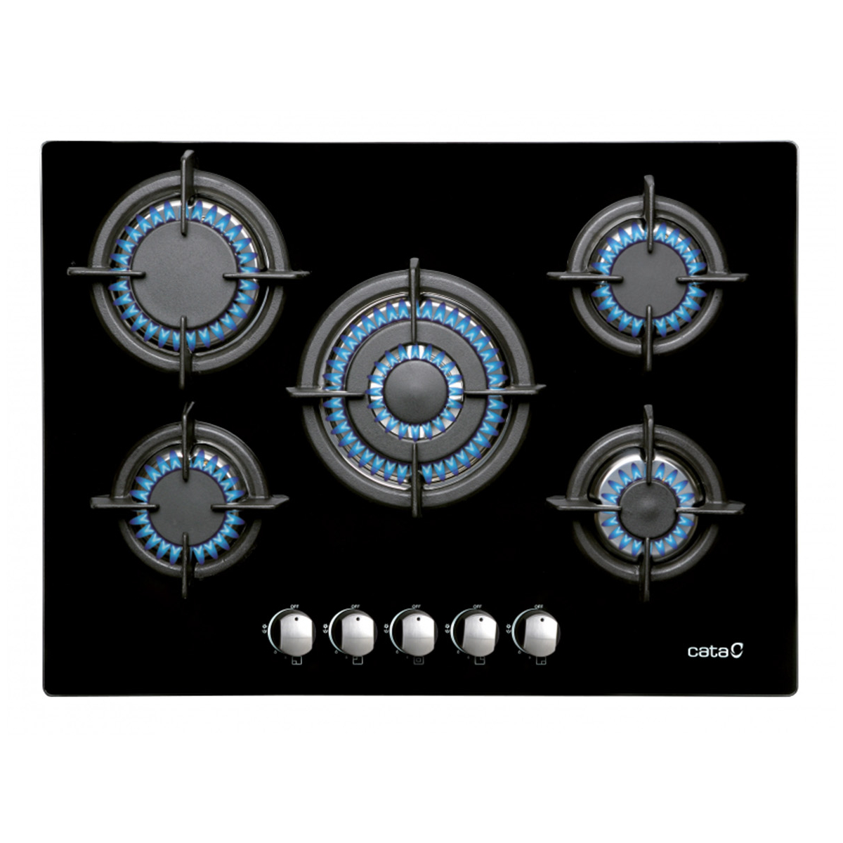 CATA L-7005 CL Εστία Υγραερίου 70cm, Μαύρο