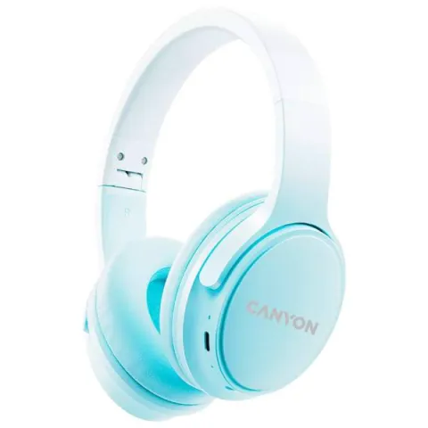 CANYON OnRiff 4 Over-Ear Ασύρματα Ακουστικά με Μικρόφωνο, Μπλε