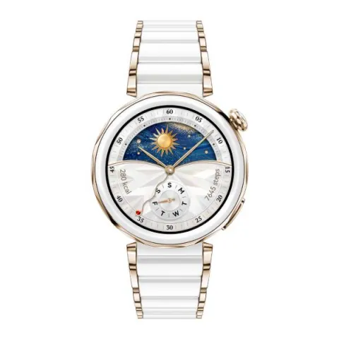 HUAWEI 55020DRC Watch GT 5 Pro Smartwatch 42 mm, Άσπρο Ceramic