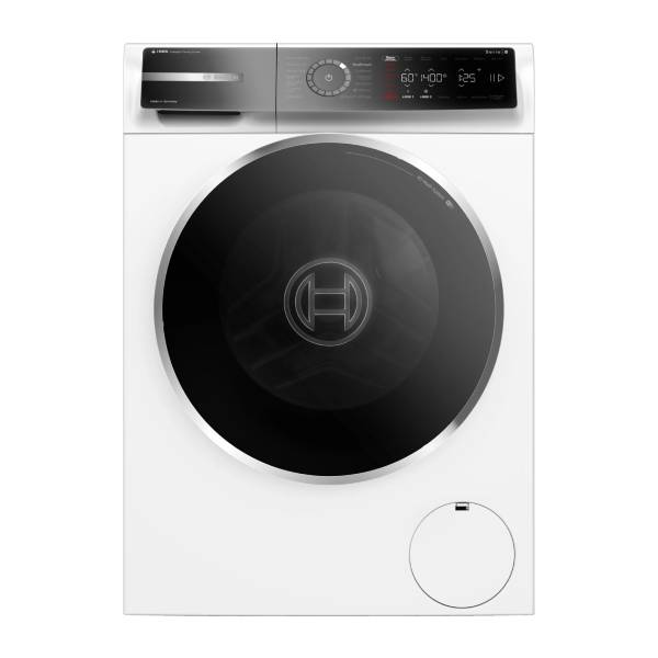 BOSCH WGB25401GR Σειρά 8 Πλυντήριο Ρούχων με Ατμό 10 kg, Άσπρο