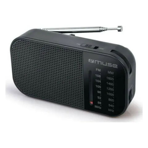 MUSE M-025 R Ασύρματο Ραδιόφωνο, Μαύρο