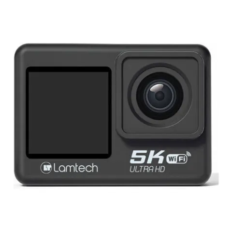 LAMTECH LAM113232 Κάμερα Δράσης 5Κ, Μαύρο