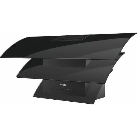 Miele DA 7198 W Triple Black Wall Mount Cooker Hood, 90cm