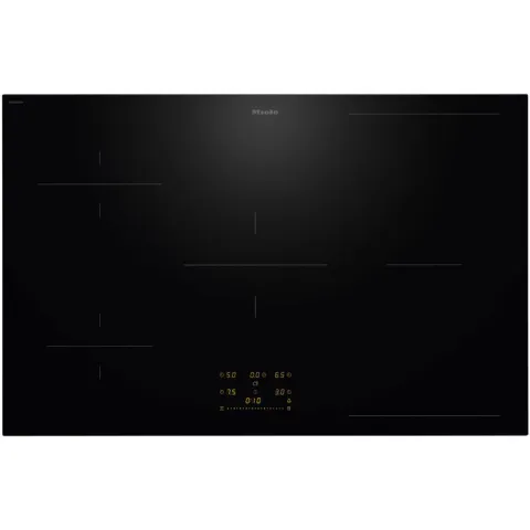 MIELE KM8484FL induction hob with on-appliance controls, 806 mm | Individual cooking zones and PowerFlex XL cooking areas