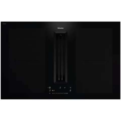 Miele KMDA 7676-1 FL BlackPerfection Built-in Induction cooktop with integrated ventilation system