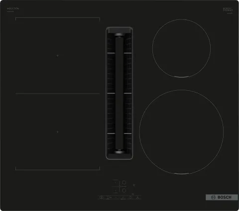 Bosch Induction Hob with Integrated Ventilation System Series 4 - 60cm, Black