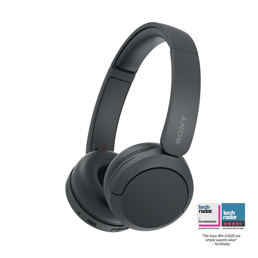 Sony WHCH520 Wireless Headphones Black