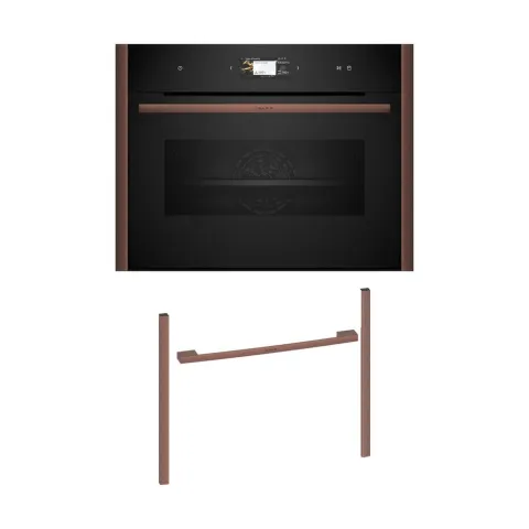 Neff NFS45E2B0 Εντοιχιζόμενος φούρνος C29FS3AY0 & 45 cm Brushed Βronze Flex Design Kit