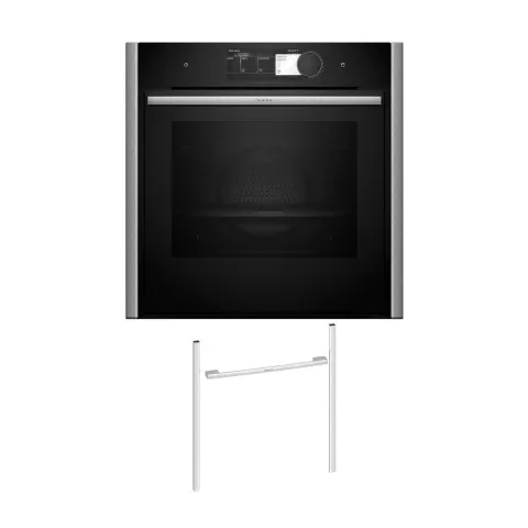 Neff NVS60P6M0 Εντοιχιζόμενος φούρνος B69VY7MY0 & Metallic Silver Flex Design Kit
