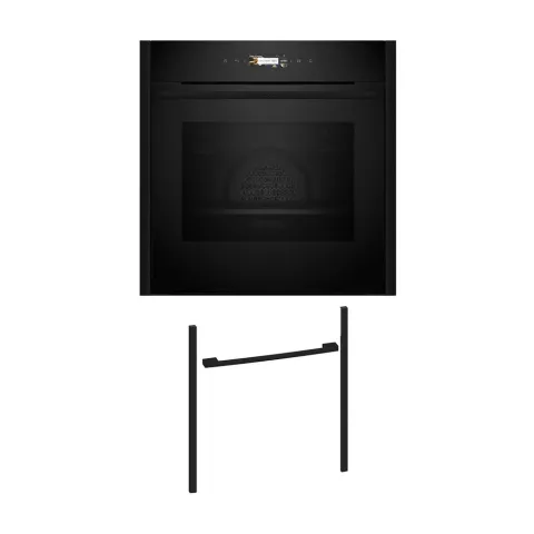 Neff NOV60P2D0 Εντοιχιζόμενος φούρνος B29CR7KY0 & Deep Black Flex Design Kit