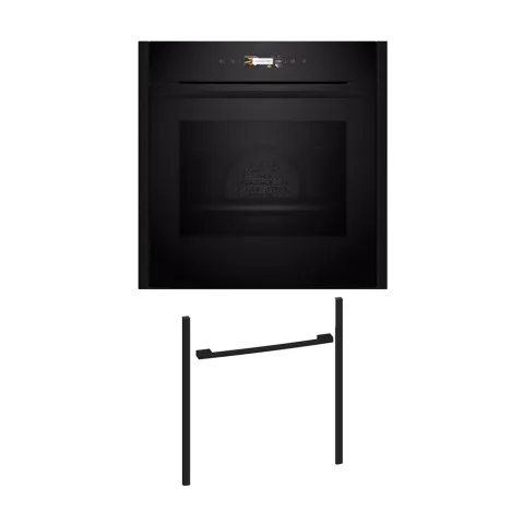 Neff NOV60E2D0 Εντοιχιζόμενος φούρνος B29CR3AY0 & Deep Black Flex Design Kit