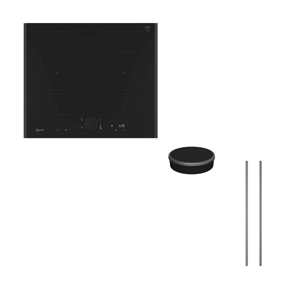 Neff NFLIN60A0 Επαγωγική Εστία T66YYY4C0 & Twist Pad Flex & 52.6 cm Anthracite Grey Flex Design Kit