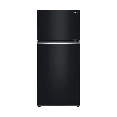 LG GTB744BMBED Total No Frost 506 Lt  Μαύρο Γυαλί Δίπορτο Ψυγείο