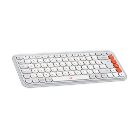 Logitech Pop Icon Keys Off White Wireless