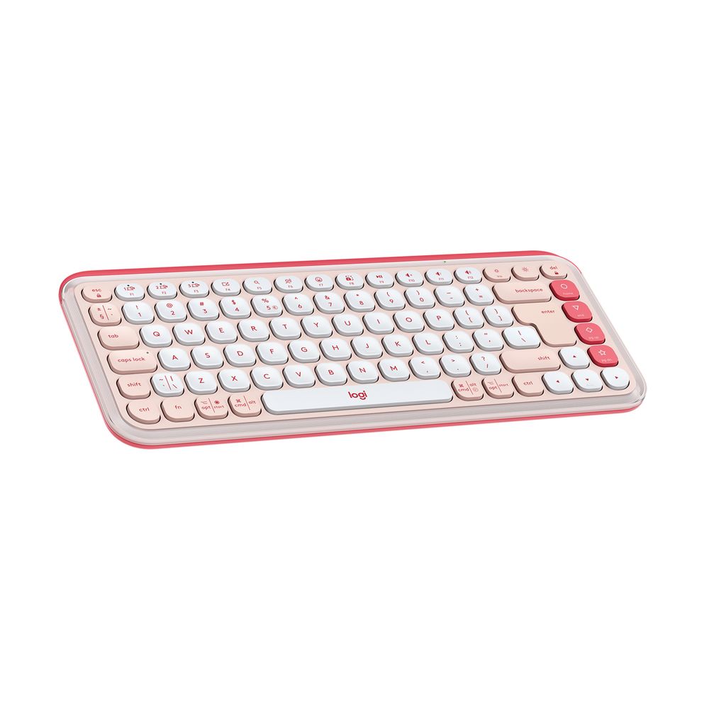 Logitech Pop Icon Keys Rose Wireless