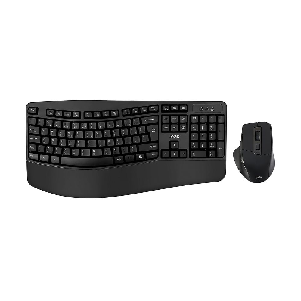 Logik LERGOCS25K Ergonomic Black