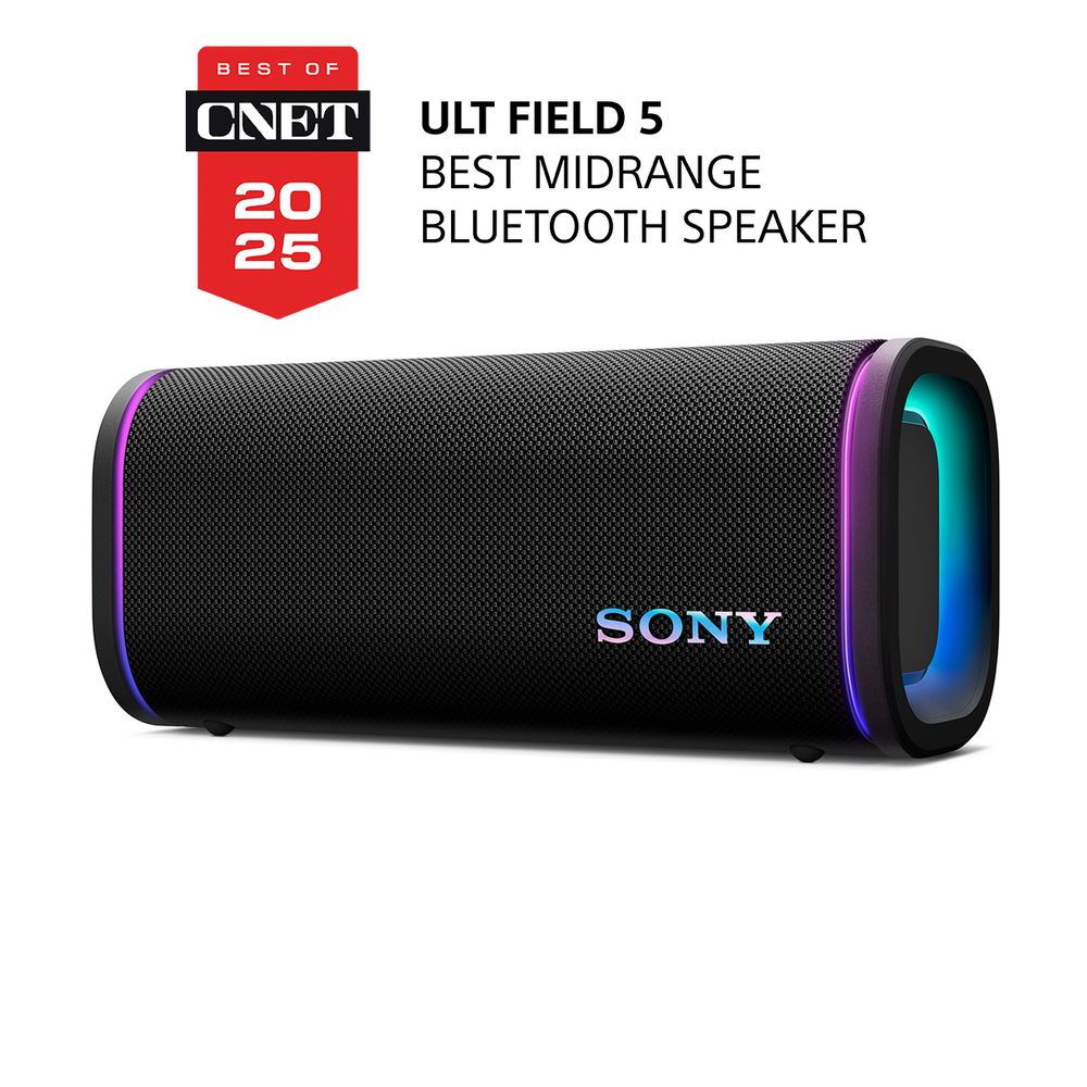 Sony ULT FIELD 5 Ισχυρό Μαύρο Φορητό ηχείο Bluetooth
