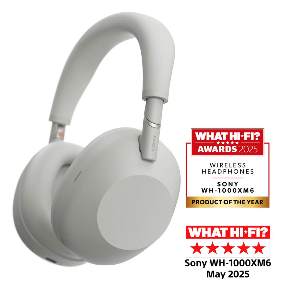 Sony WH-1000XM6 Flagship Noise Cancelling Wireless Over Ear Headphones Ασημί