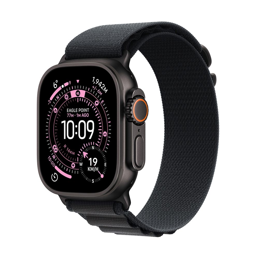 Apple Watch Ultra 3 GPS + Cellular 49mm Black Titanium Case με Black Alpine Loop - Small
