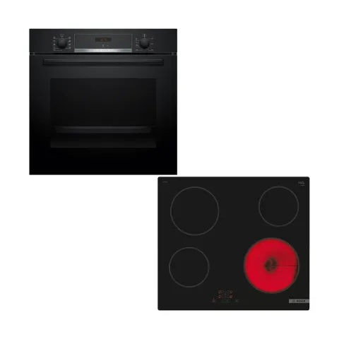 Bosch HBA514BB3 Φούρνος & PKE61RBA2E Κεραμική Εστία
