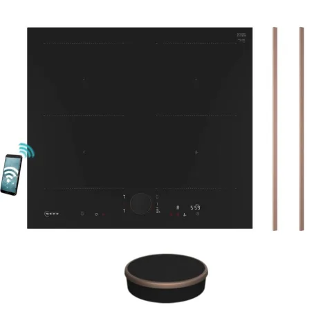 Neff T66YYY4B0 Επαγωγική Εστία & Z9801TWBY0 Twist Pad & Z9802PFBY0 Brushed Bronze Flex Design
