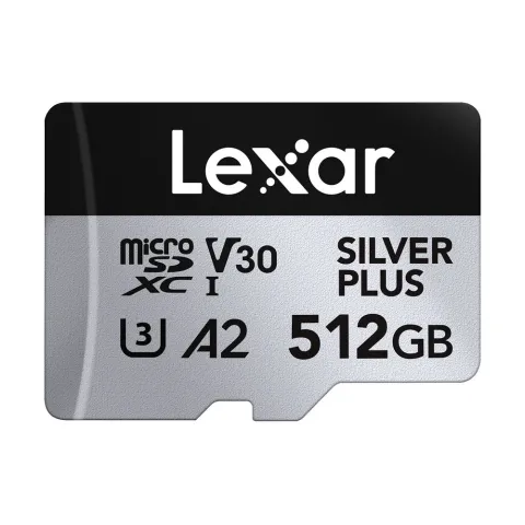 LEXAR microSD 512GB 205R/150W Silver+