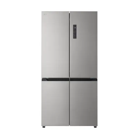 LG GMM42PYBEH Side-by-Side Refrigerator Prime Silver 600L, Total No Frost, 190 x 90.5 cm, 5 YEARS GUARANTEE & 10 YEARS MOTOR GUARANTEE