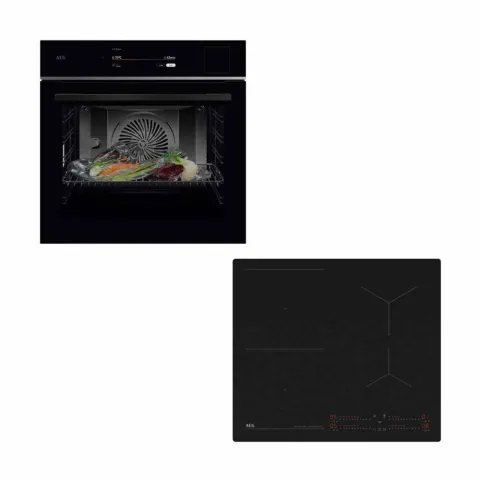 AEG TP9SB831AB Black Φούρνος & TI64IB10IZ Black Επαγωγική Εστία