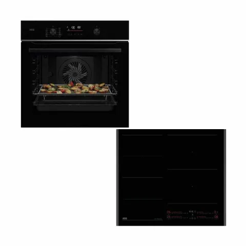 AEG TS6PB531AB Black Φούρνος & TI64IG00FB Επαγωγική Εστία