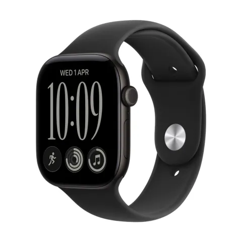 Apple Watch S12 GPS 46mm Black Aluminium Case Black Sport Band M/L
