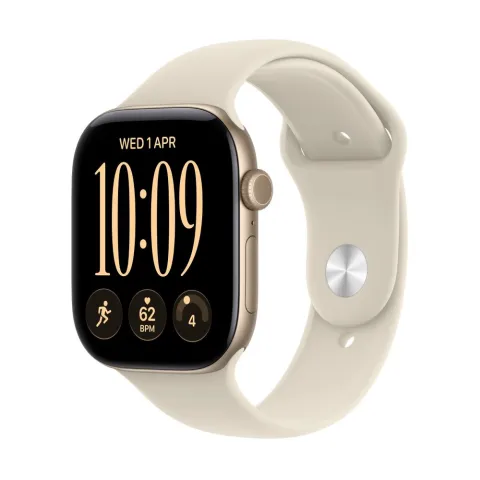 Apple Watch S12 GPS 46mm Light Gold Aluminium Case Sand Sport Band M/L