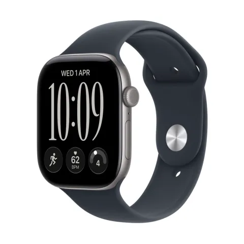 Apple Watch S12 GPS + Cellular 46mm Space Grey Aluminium Case Navy Blue Sport Band S/M