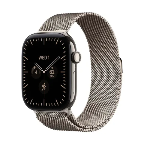 Apple Watch S12 GPS + Cellular 42mm Natural Titanium Case Natural Milanese Loop