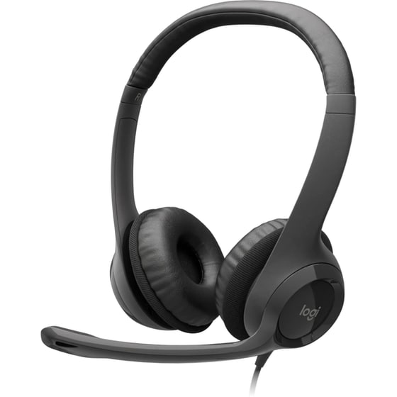 Ακουστικά Headset Logitech H390 με Μικρόφωνο - Μαύρο