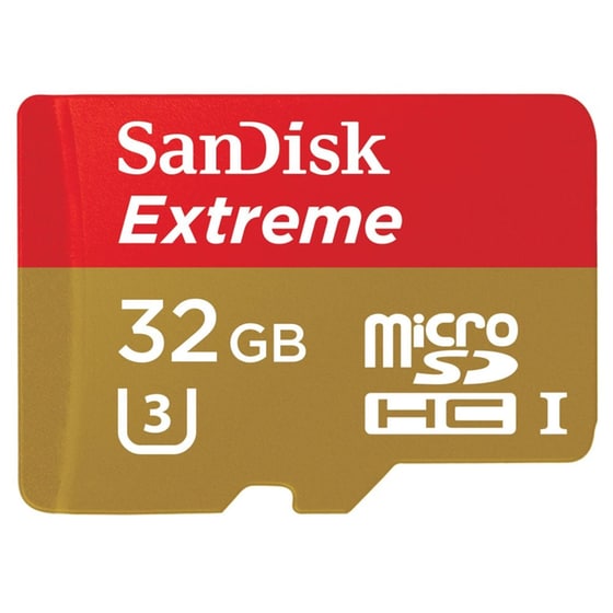 Sandisk Extreme microSDHC 32GB Class 10 U3 V30 A1 UHS-I με αντάπτορα