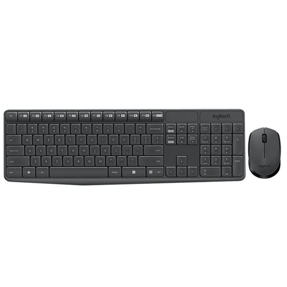 Logitech Wireless Combo MK235 Ασύρματο Σετ Πληκτρολόγιο & Ποντίκι (GR)