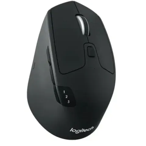 Logitech M720 Triathlon Ασύρματο Bluetooth Ποντίκι Μαύρο